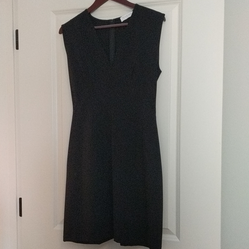 Everlane black cocktail dress